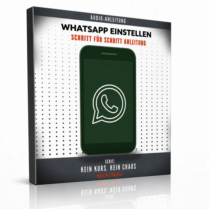 WhatsApp Einrichten – Audio-Anleitung – Cover