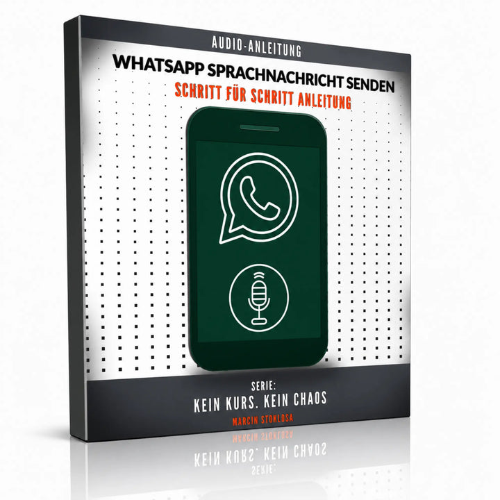 WhatsApp Sprachnachricht senden – Audio-Anleitung – Produktansicht