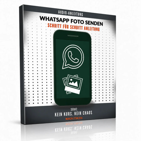 Wie sende ich ein Foto per WhatsApp – Audio-Anleitung – Produktansicht