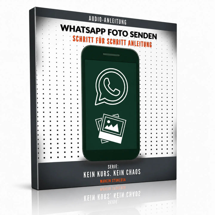 Wie sende ich ein Foto per WhatsApp – Audio-Anleitung – Produktansicht