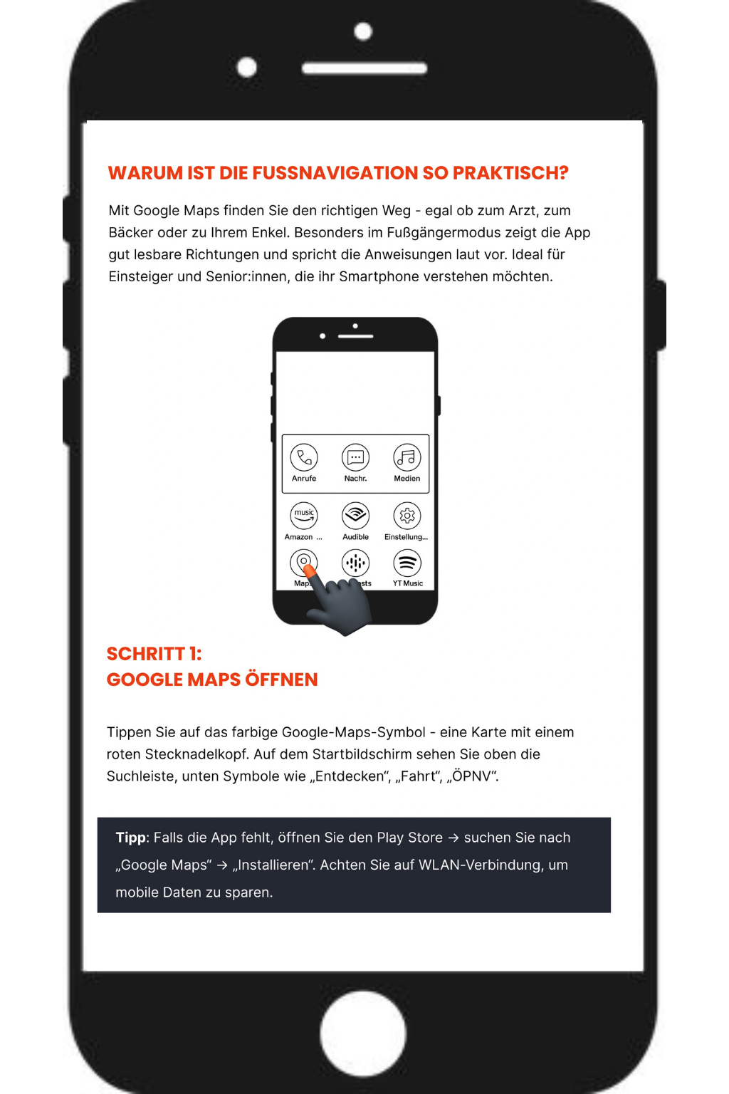 Google Maps Fußgänger Navigation – Vorteile einfach erklärt