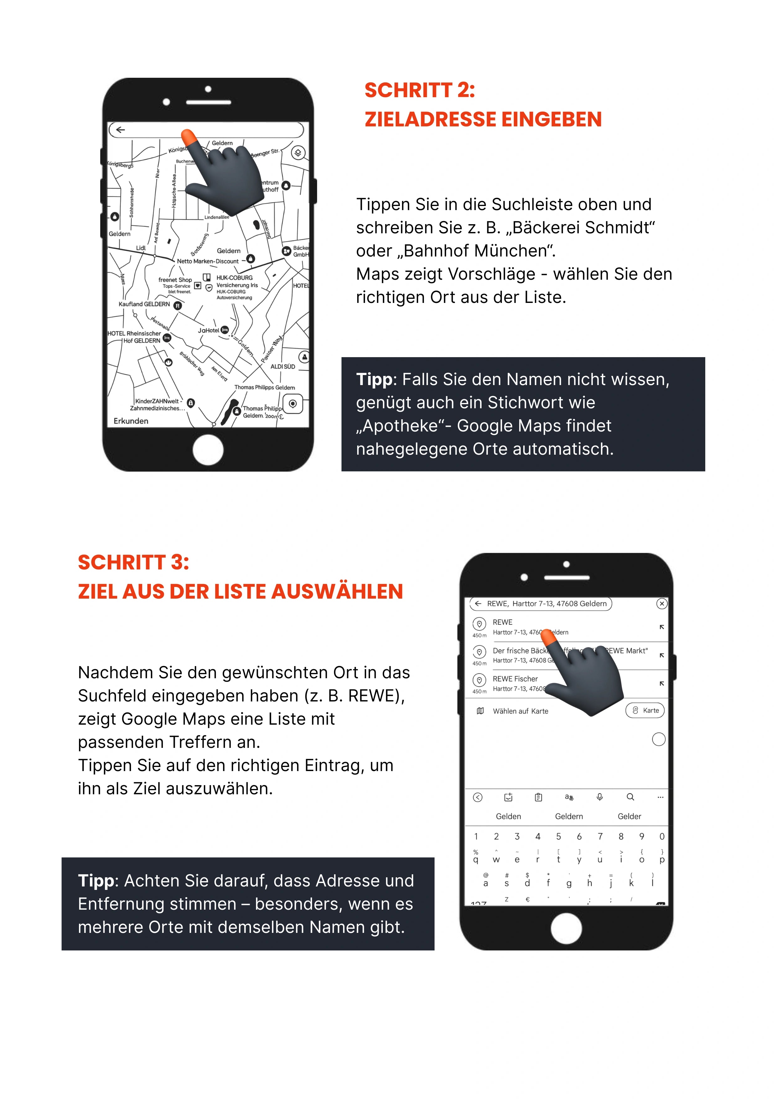 google maps route wählen – Schritt für Schritt