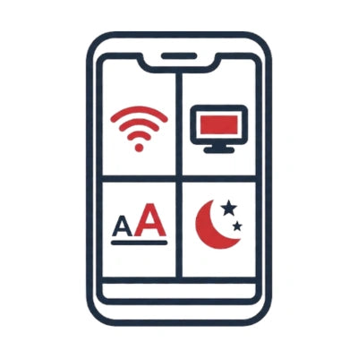 android einstellungen: display, schriftgröße, nachtmodus – Icon