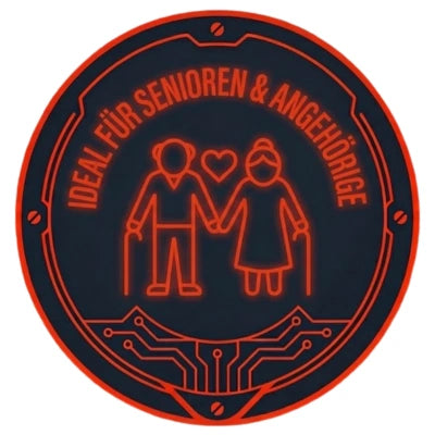 Symbol für Senioren und Angehörige – Smartphone Hilfe