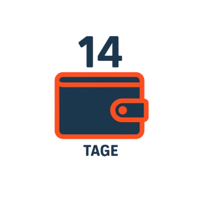 14-Tage Geld-zurück-Garantie – ohne Risiko