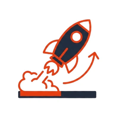 Icon einfacher Start – schnelle Nutzung mit fertigen Prompts