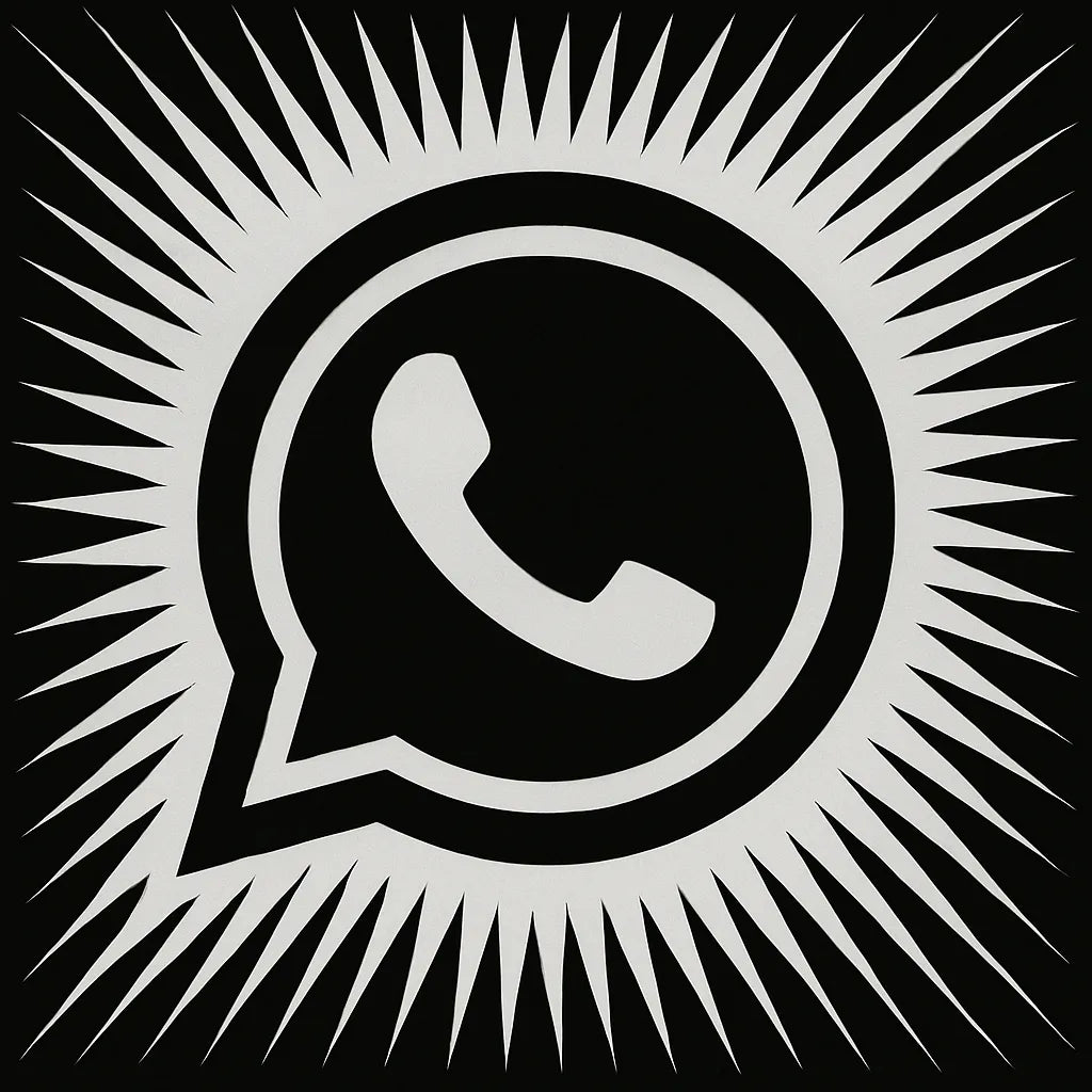 WhatsApp Logo Symbol für Apps und Kommunikation Anleitungen