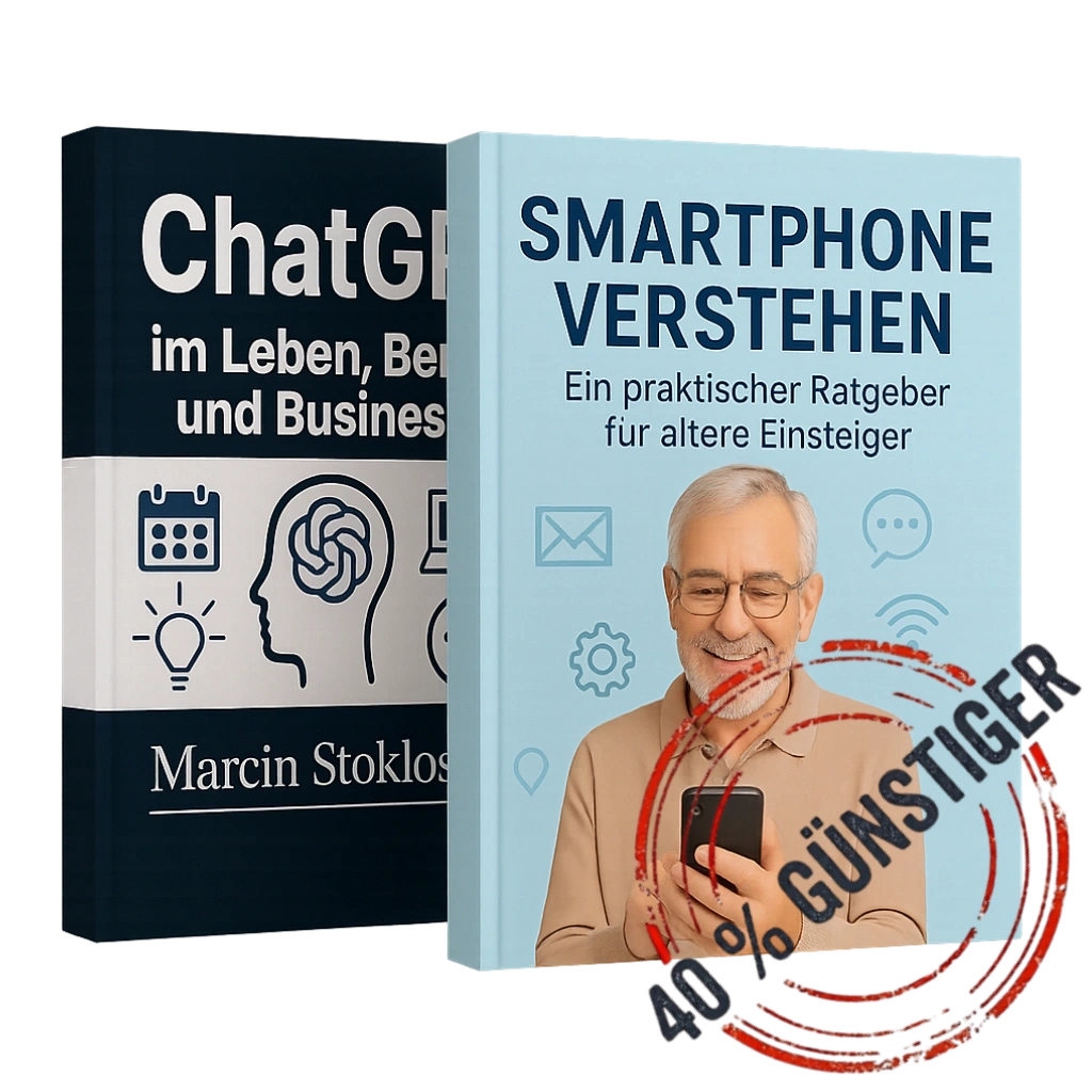 Smartphone und ChatGPT Ratgeber Bundle – 40% günstiger für Einsteiger
