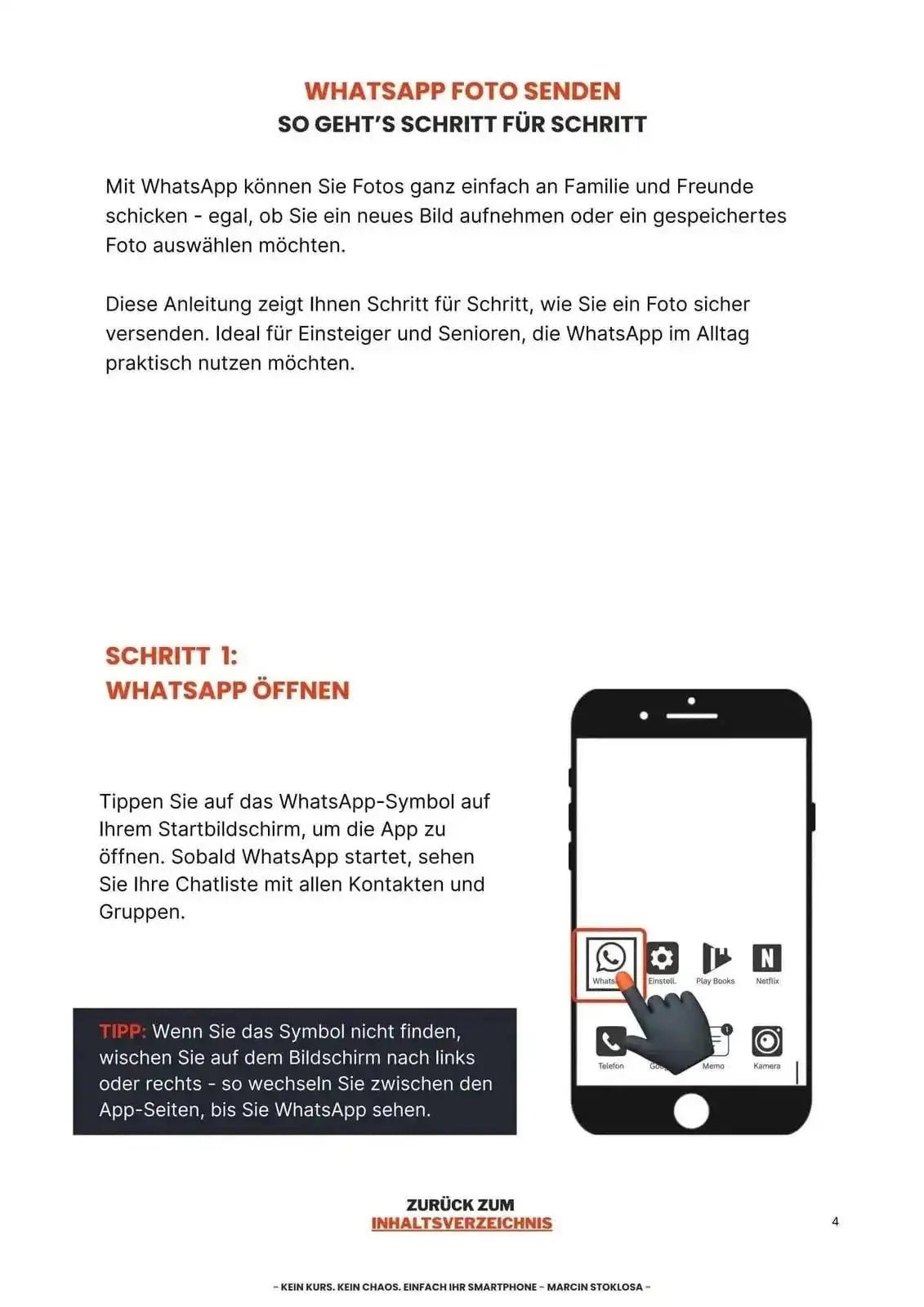Fotos über WhatsApp senden - Schritt für Schritt, - SmartLife - Ratgeber