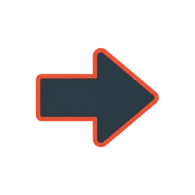 Pfeil nach rechts als Aufzählungspunkt