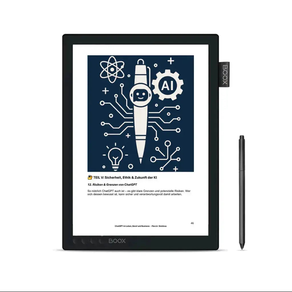 Beispielseite ChatGPT Ratgeber – KI Ethik Chancen und Risiken