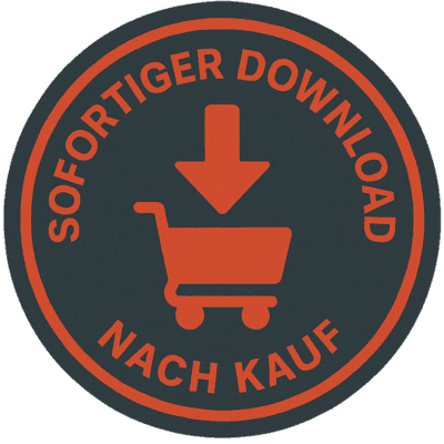 Badge Sofort-Download nach dem Kauf