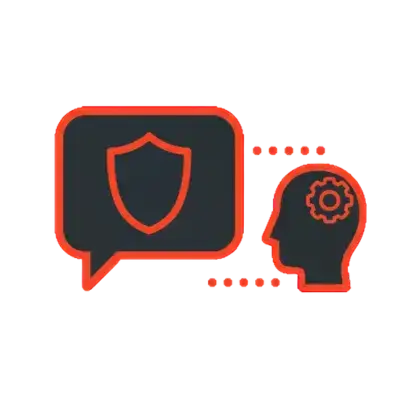 Icon für sichere und verantwortungsvolle Nutzung von ChatGPT