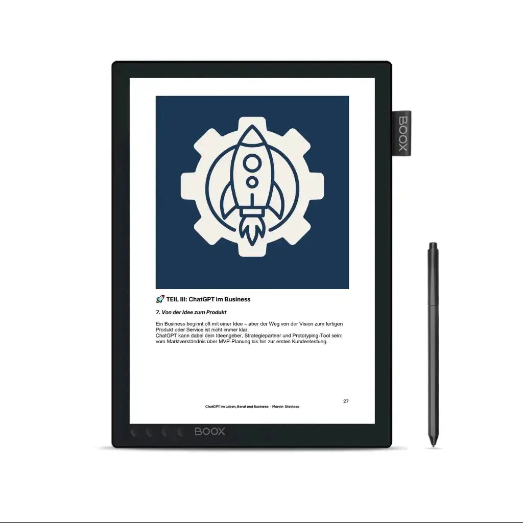 Beispielseite ChatGPT Ratgeber – ChatGPT für Beruf und Business