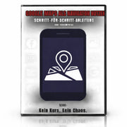 Google Maps als Navigation nutzen Schritt-für-Schritt-Anleitung als E-Book-Cover mit Smartphone und Navigationssymbol