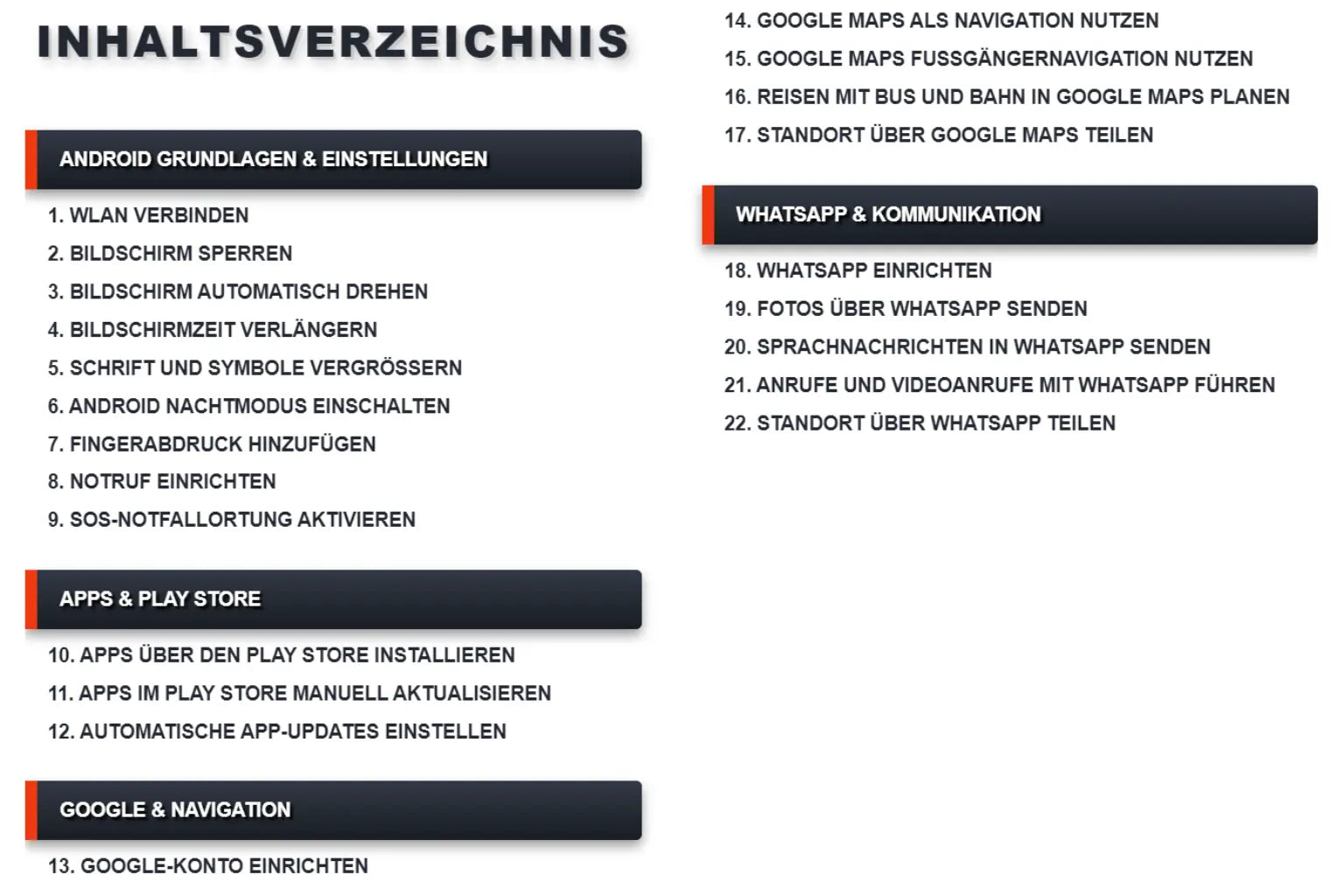 Vergrößerte Vorschau einer Smartphone Anleitung
