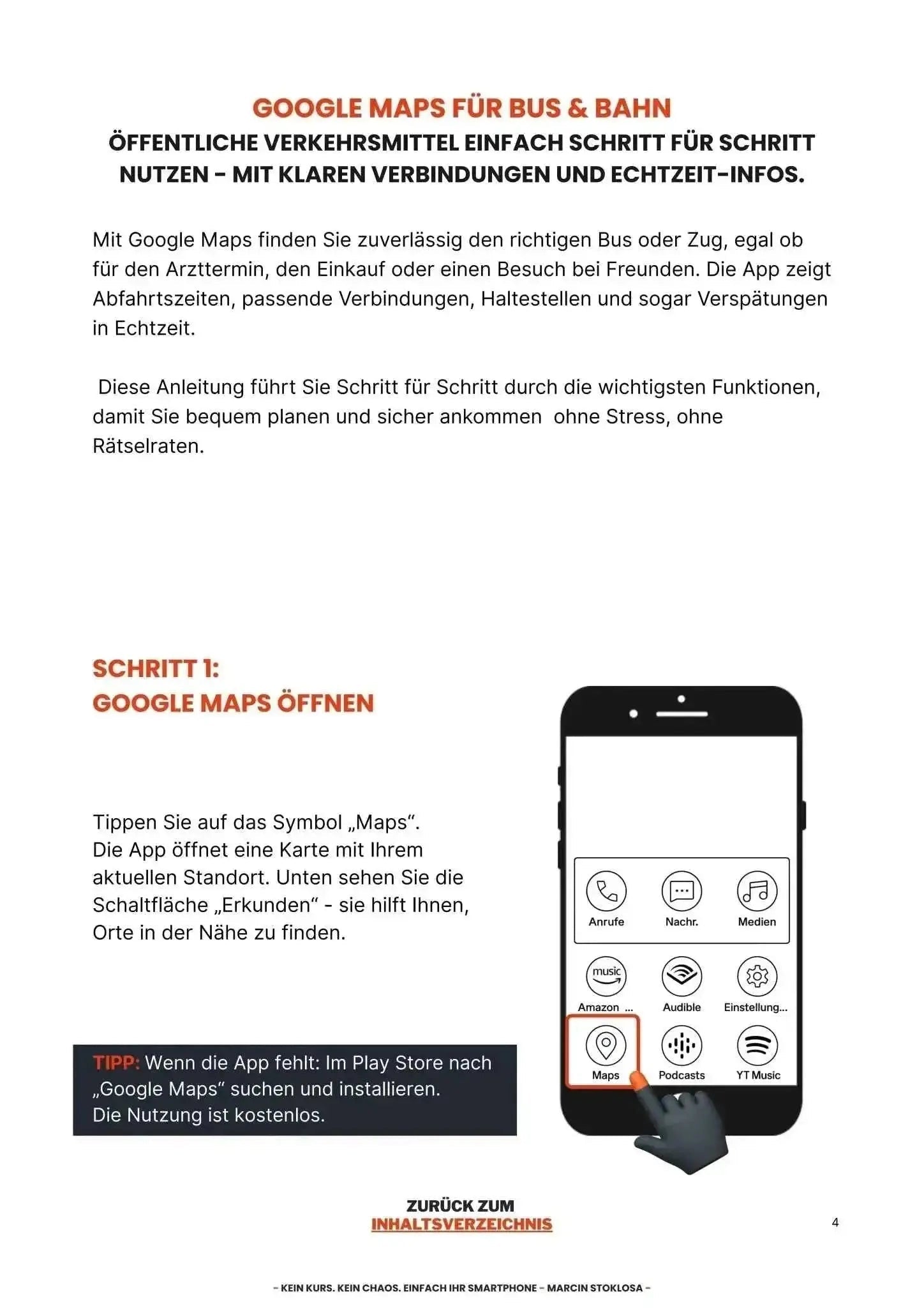Reisen mit Bus und Bahn in Google Maps planen - SmartLife - Ratgeber
