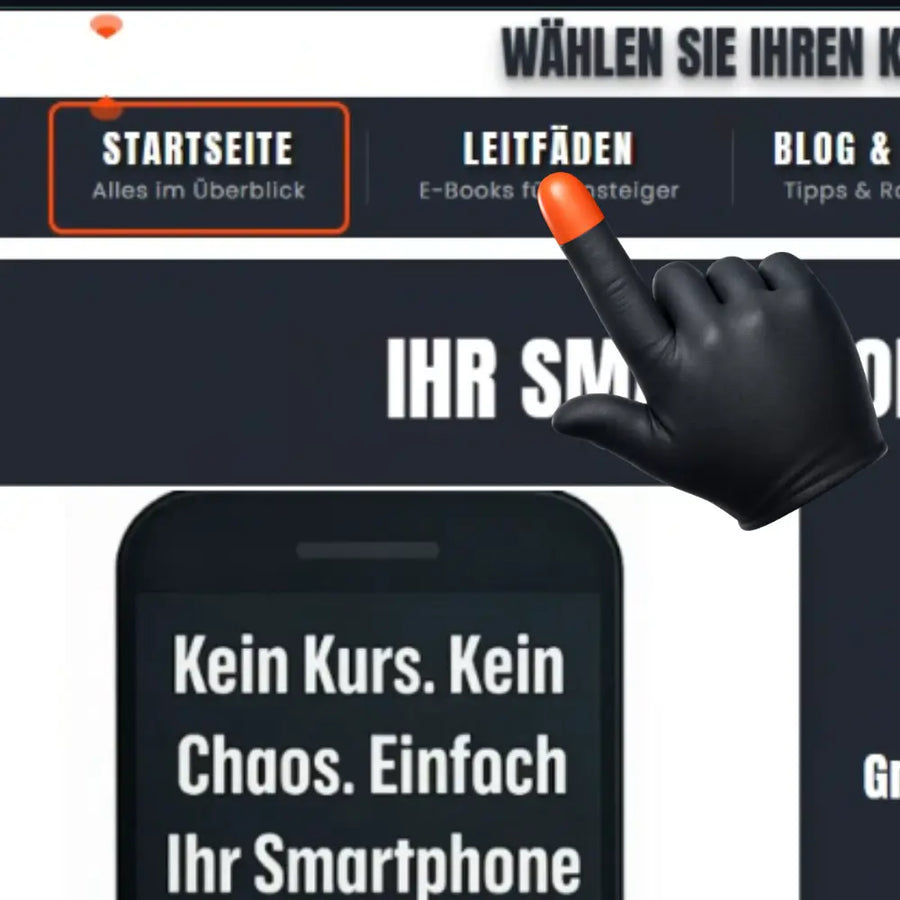 Übersicht mit Smartphone-Ratgebern