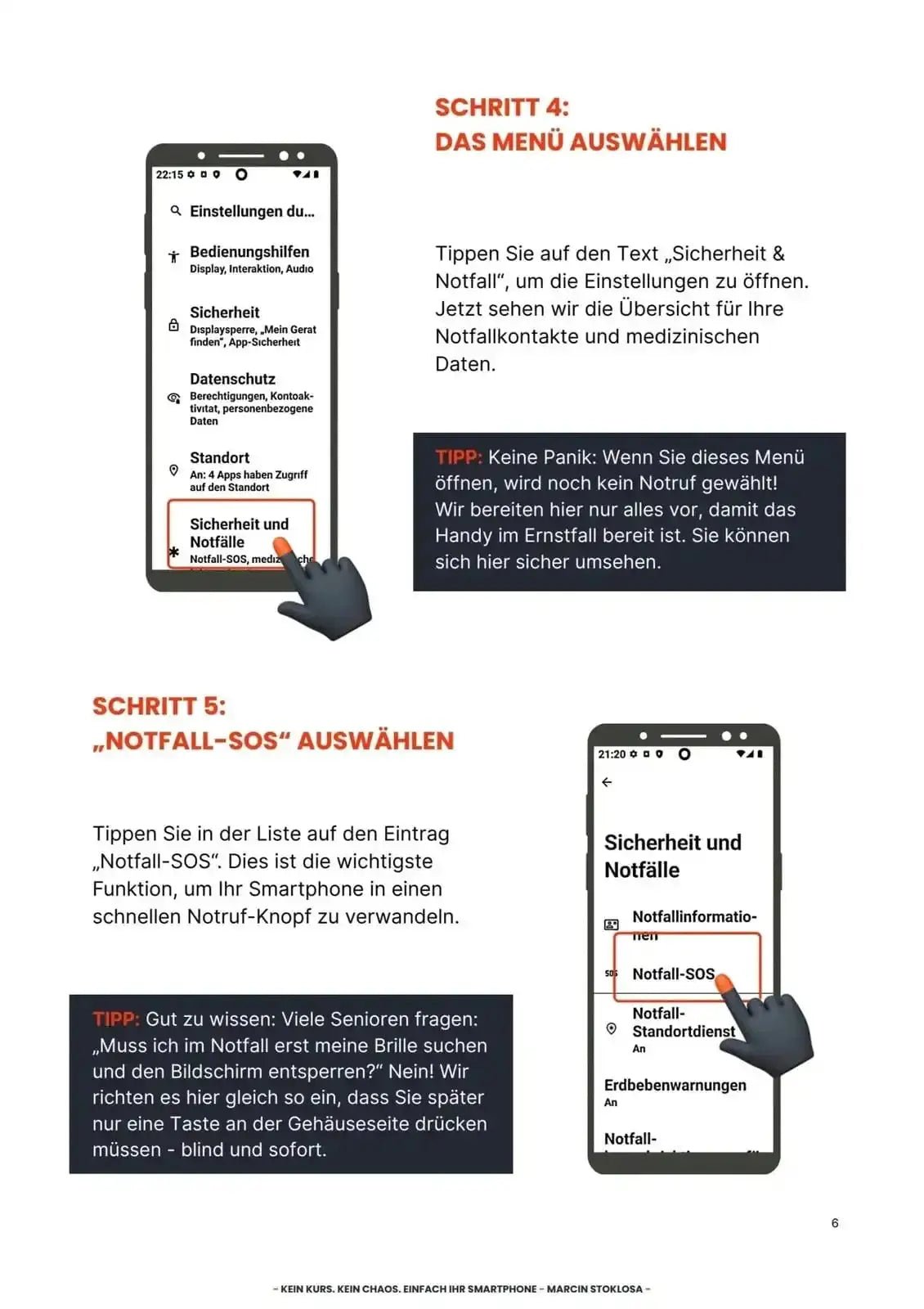 SOS Notfallortung aktivieren - SmartLife - Ratgeber